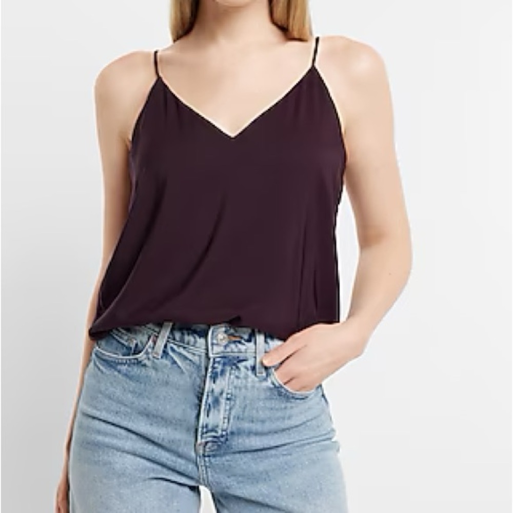 Express Deep Purple Camisole Top